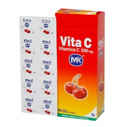 VITA C MK 500MG CEREZA DX100