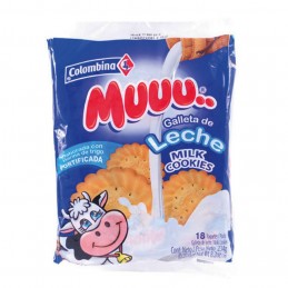 GALLETA LECHE COLOMB Bx18 Cx30