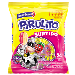 PIRULITO SURTIDO BX24 CX25