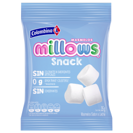 MILLOWS SNACK BLANCO 35GR CX30