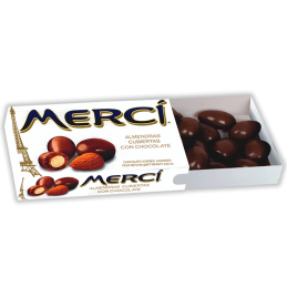 MERCI ALMENDRA CHOC 80GR CX12