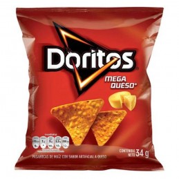 DORITOS MEGAQUESO 34G BX10 CX6